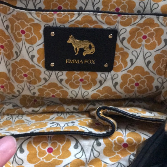 Emma Fox black leather handbag - Picture 3 of 7